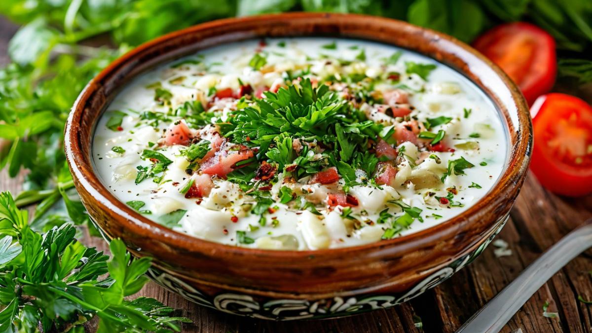 Окрошка по-кавказски: секретная заправка, которая изменит ваше представление о холодных супах