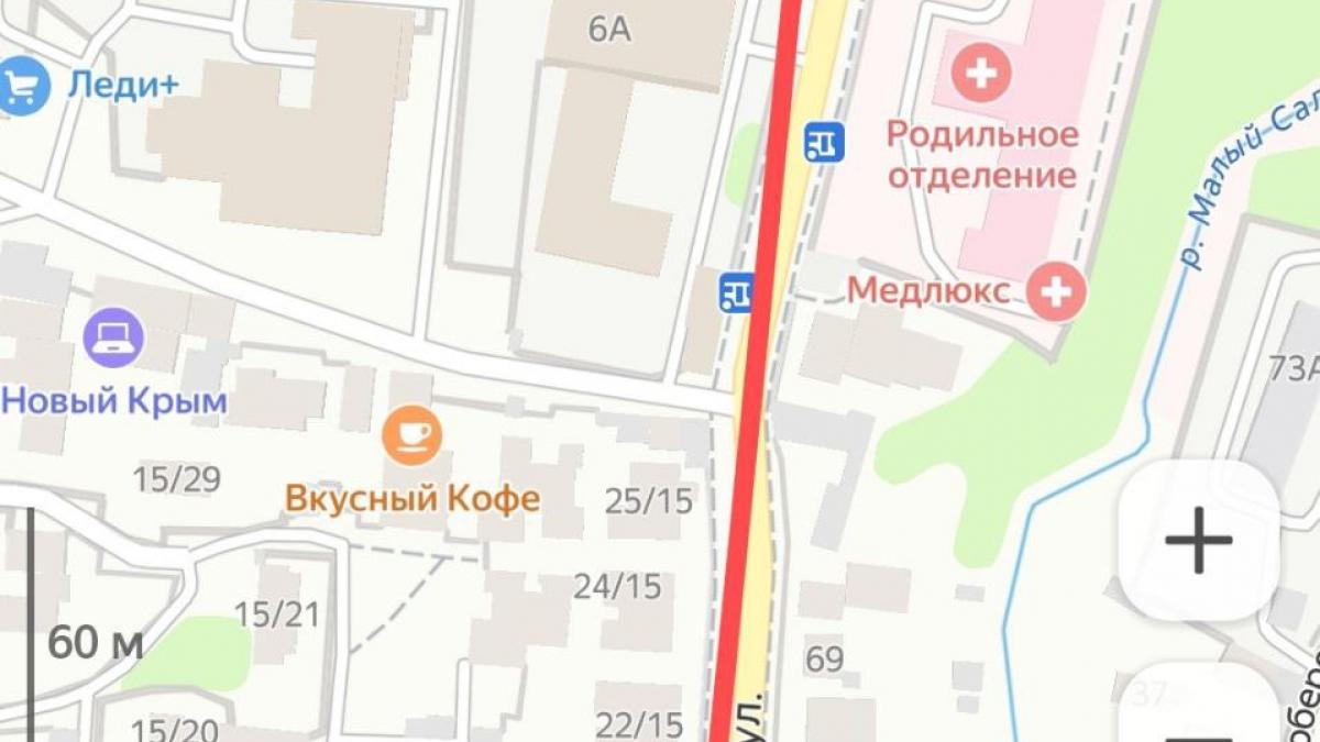 Перекрытие улицы Луговая в Симферополе 4 декабря: ограничения движения и запрет на парковку