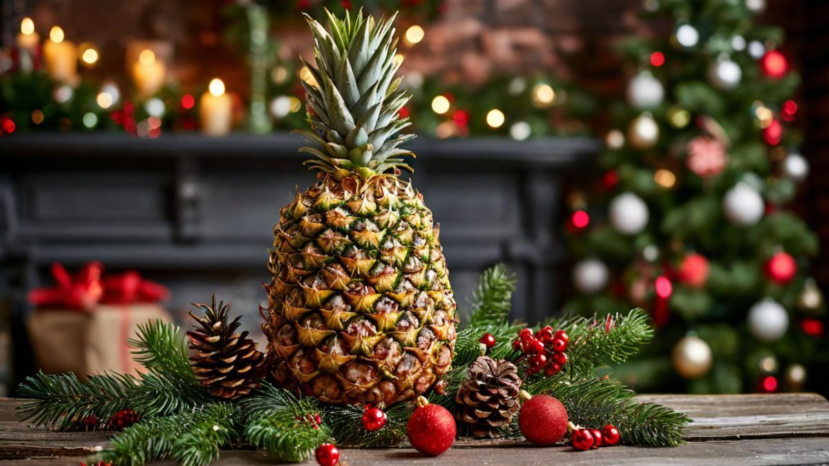 Как эффектно подать ананас на новогодний стол