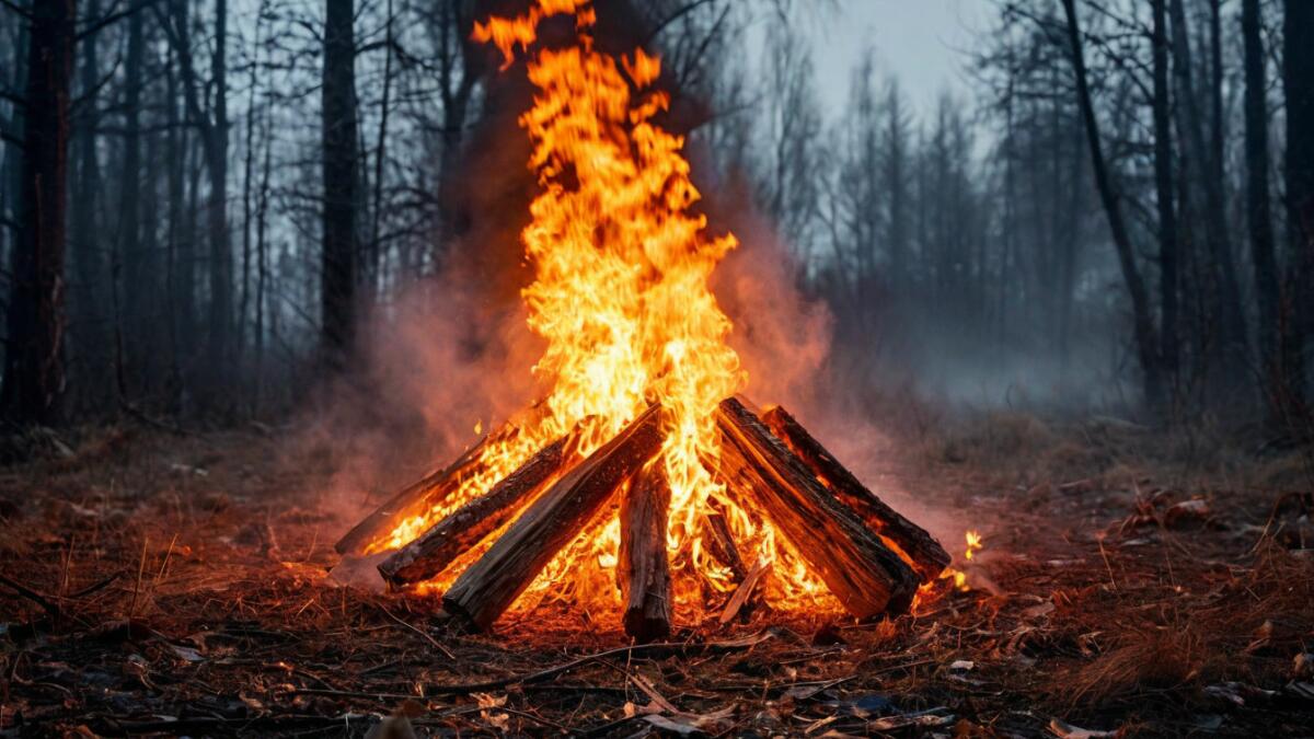 Информация об использовании открытого огня и разведении костров