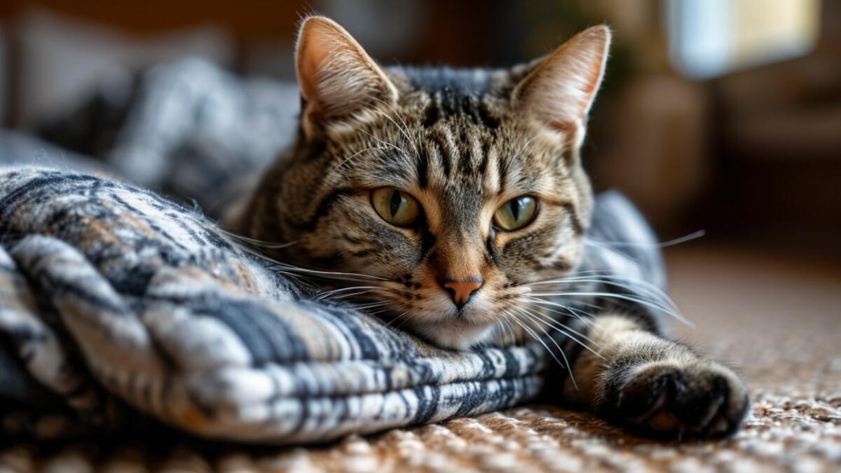 Зачем кошки топчут лапами одеяло или человека?