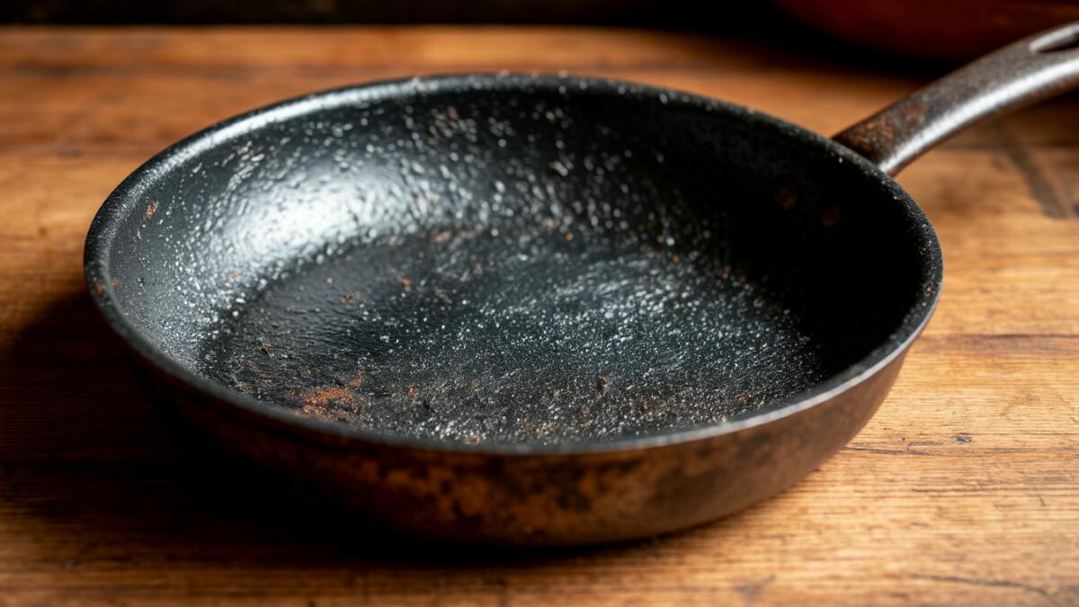Как очистить старую чугунную сковороду от нагара: пошаговое руководство