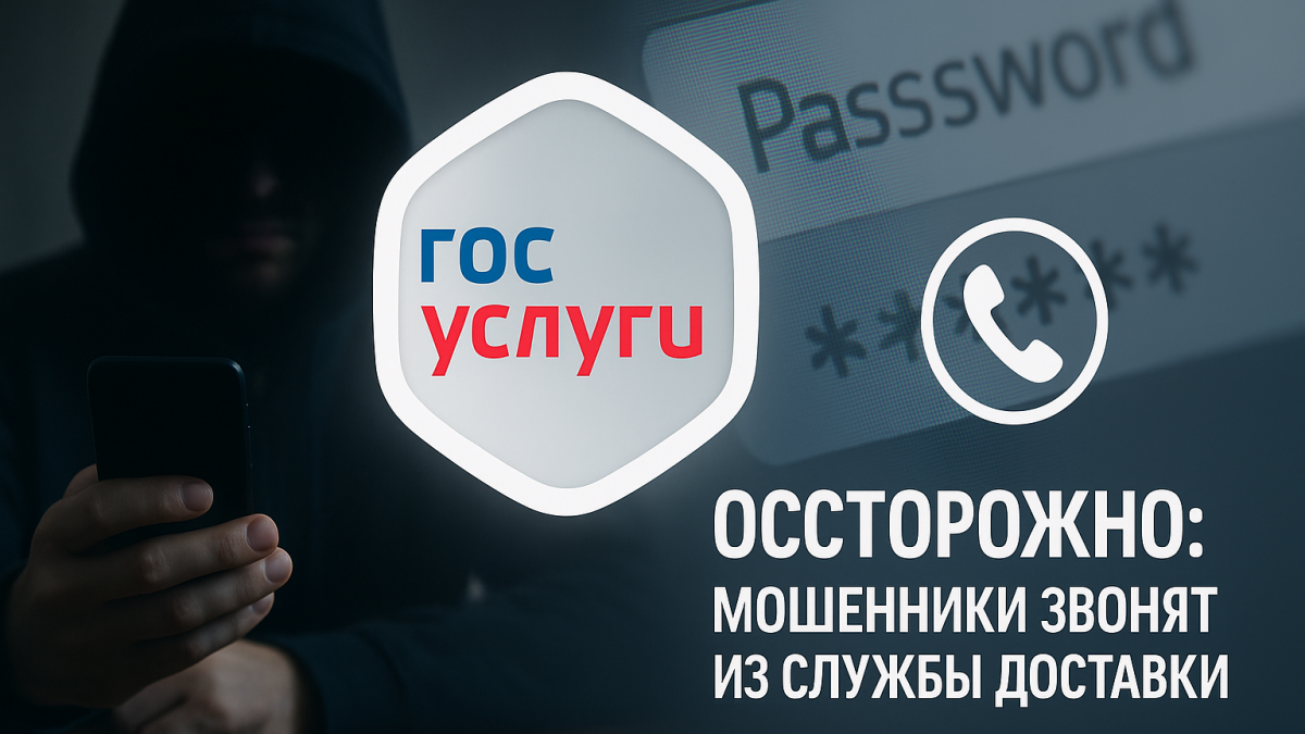 Осторожно: мошенники звонят из службы доставки и требуют код от Госуслуг