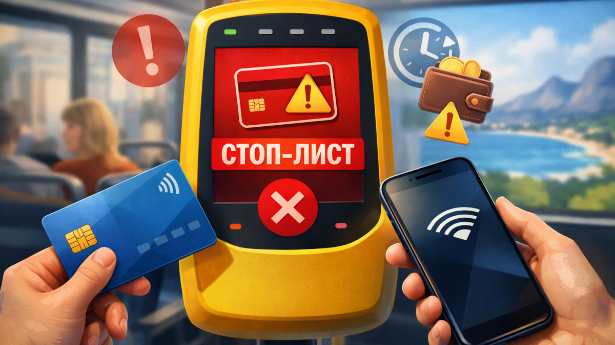 Карта в стоп-листе в транспорте: как пассажирам Крыма избежать отказа при оплате проезда