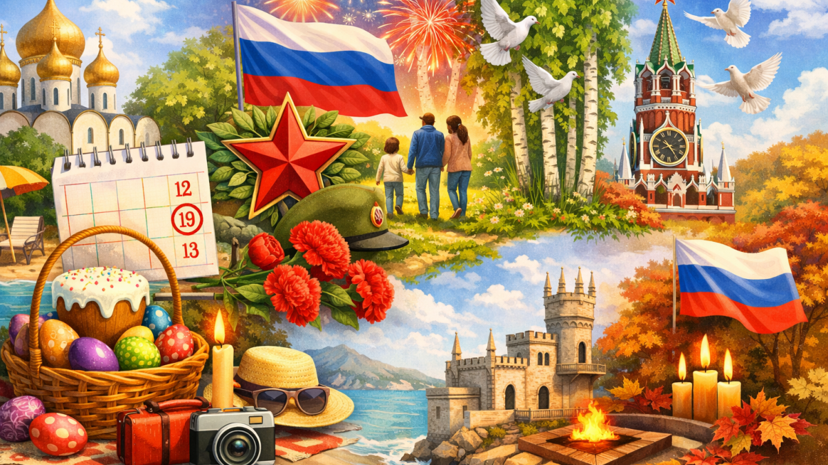 Крымчан ждёт четырёхдневная рабочая неделя и длинные выходные весной и летом